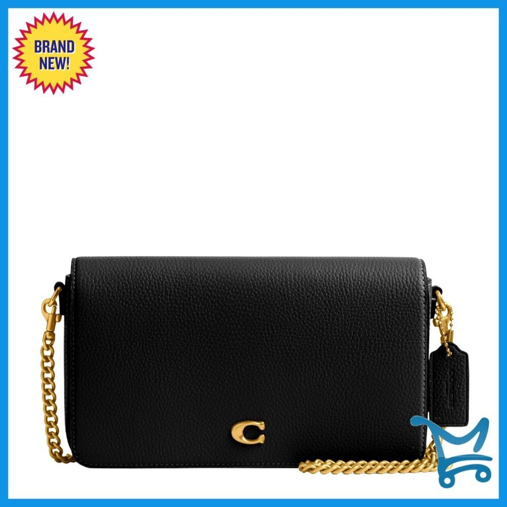 Premium Leather Mini Crossbody Bag with Detachable Chain Strap